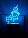 LYNREX Krishna Acrylic 7 Color Changing 3D Illusion LED Night Lamp. for Gift,Home,livingroom,Bedroom(Multicolour)