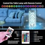 Brand Conquer Crystal Rose Diamond Lamp for Bedroom - Transparent Lamp for Bedroom, 16 Color Changing LED Night Lights USB Remote & Touch Control Night Lamp | Touch Controle | 16 Color LED Light